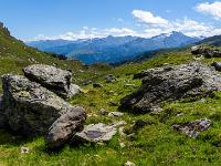 Österreich - Langensee - Felsen in der Wilden Krimml nahe dem Seegebiet